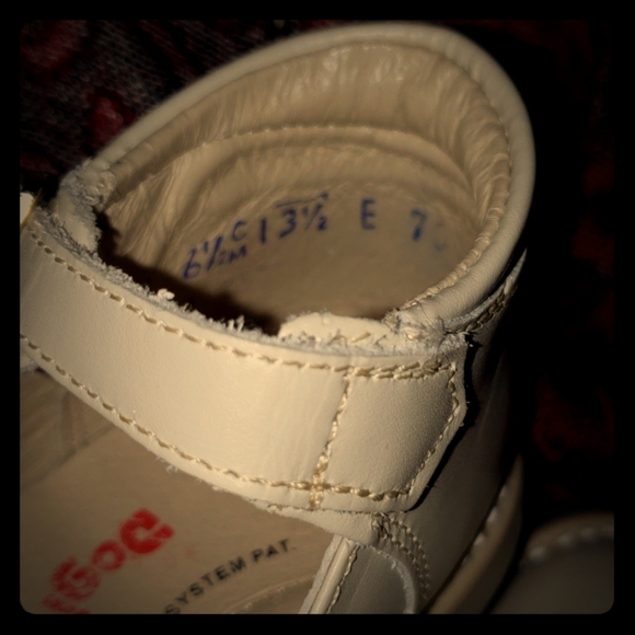 Little Girl Shoes Taupe in Color - Picture 3 of 6